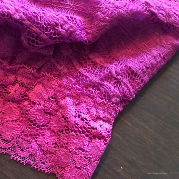 Free People NEW Orchid Purple Bandeau size SMALL - Picture 3 of 6